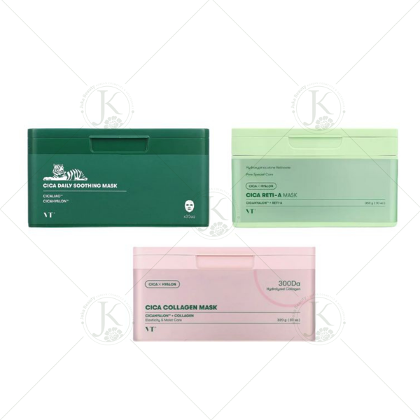  Mặt Nạ Dưỡng Da, Chống Lão Hóa VT Cosmetics Cica Mask (Hộp 30 miếng) 