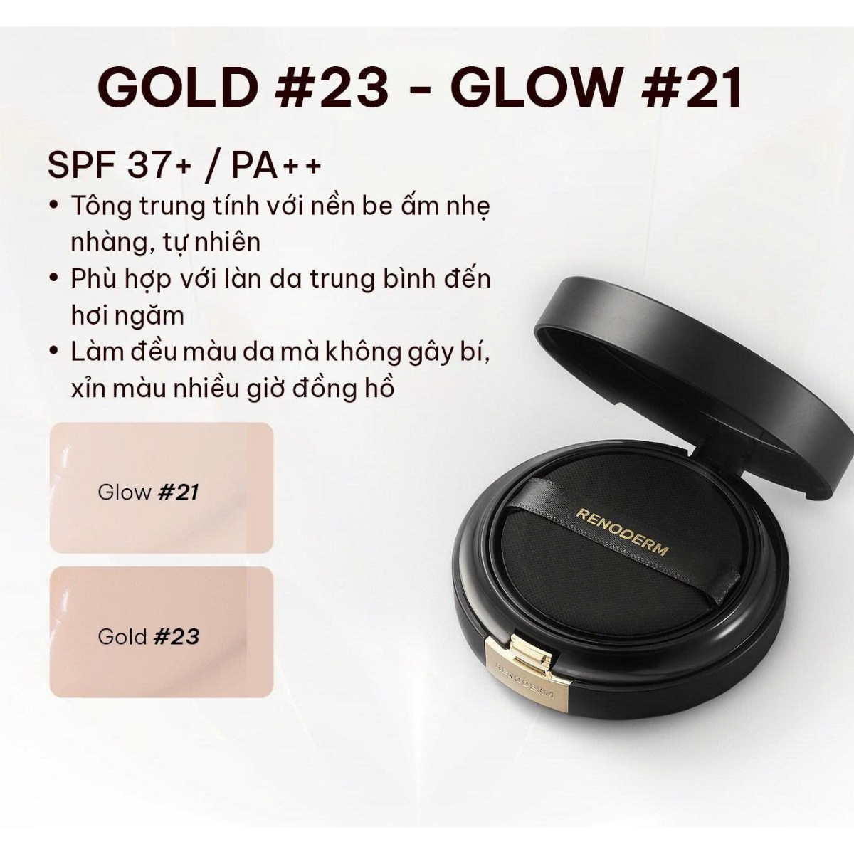  (Mẫu mới) Phấn Nước Renoderm Day Long BB Cream 15g 