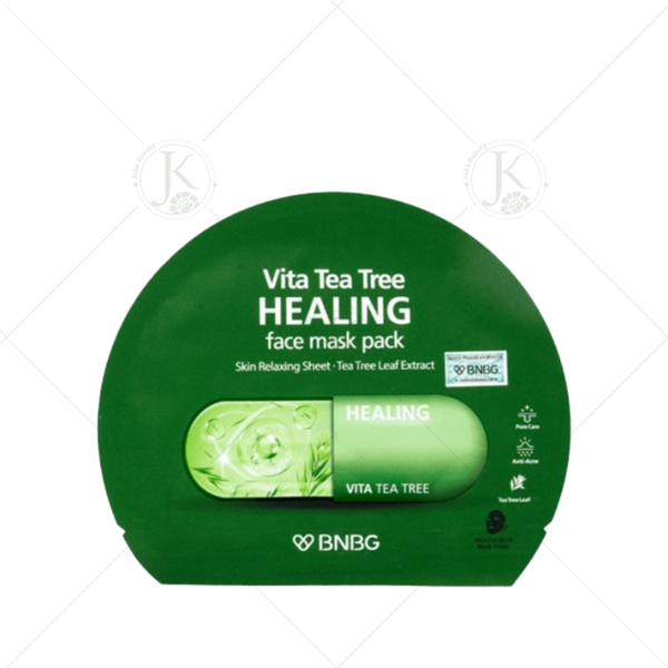(Mẫu mới) Mặt Nạ Tràm Trà Giảm Mụn BNBG Vita Tea Tree Healing Face Mask Pack 30ml