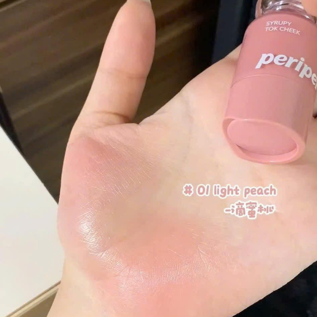  Má Hồng Dạng Kem Peripera Syrupy Tok Cheek 9g 