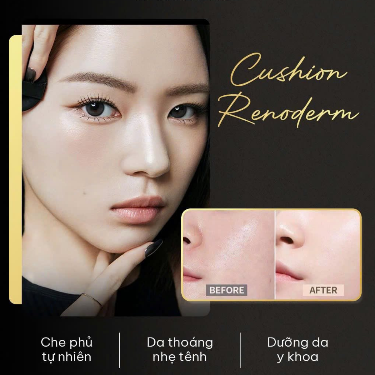  (Mẫu mới) Phấn Nước Renoderm Day Long BB Cream 15g 