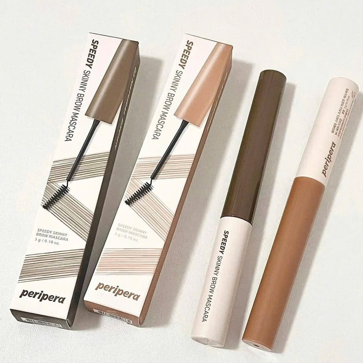  Mascara Lông Mày Peripera Speedy Skinny Brow Mascara 3g 