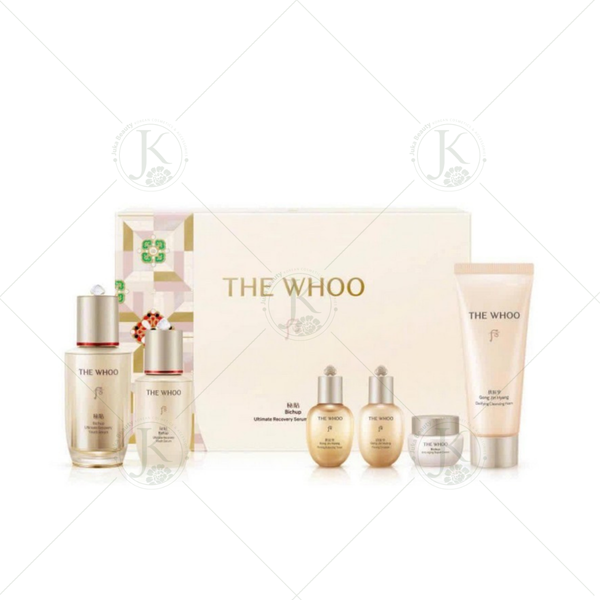 Bộ tinh chất chống lão hóa The Whoo Bichup Ultimate Recovery Youth Serum Special Set (6 món)