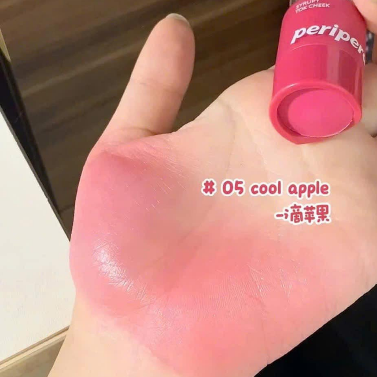  Má Hồng Dạng Kem Peripera Syrupy Tok Cheek 9g 
