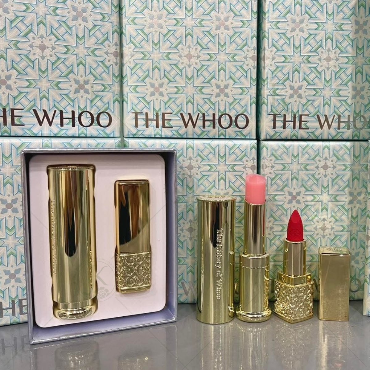  Set son dưỡng có màu The History Of Whoo Gongjinhyang:Mi Glow Lip Balm Special Set (Phiên bản 2025) 