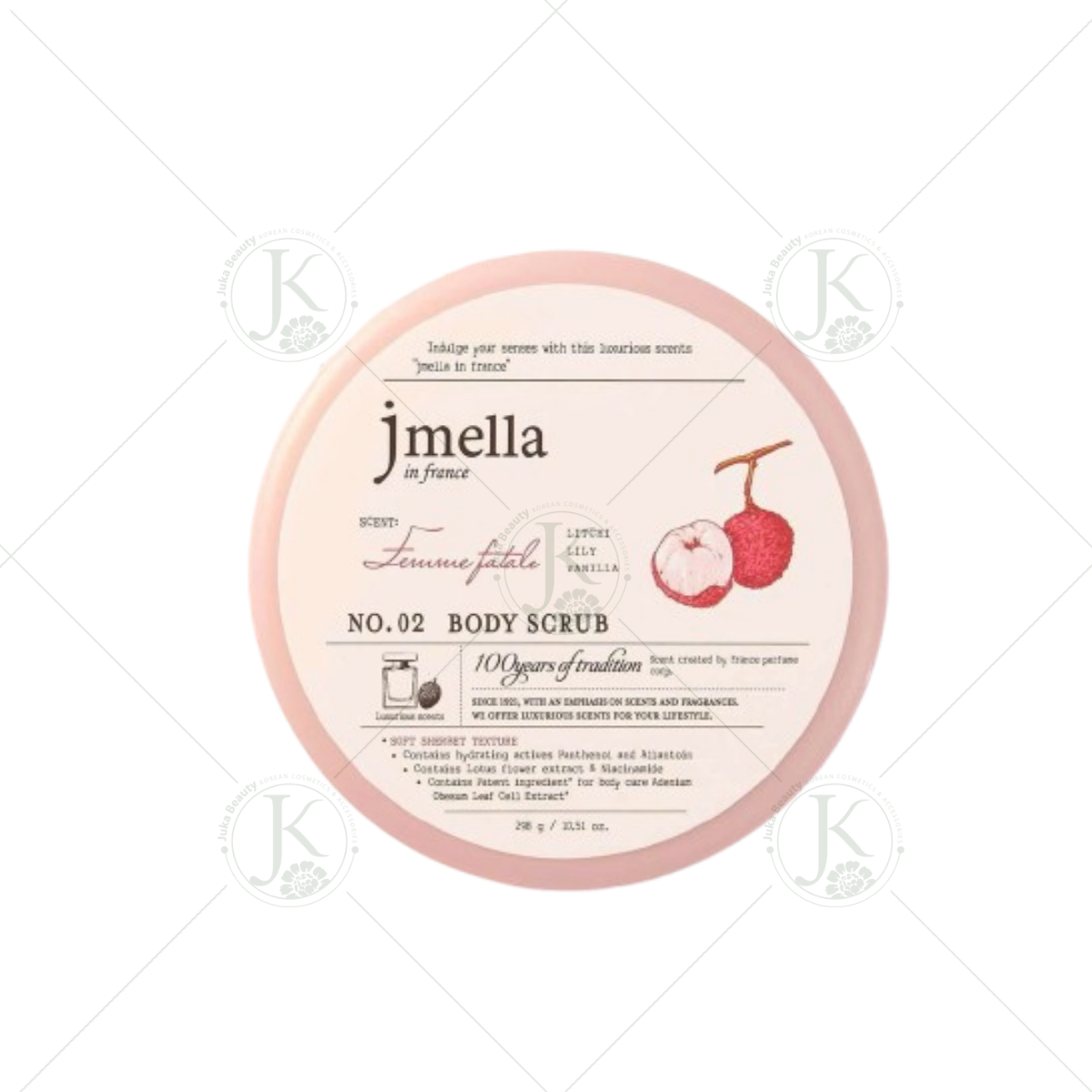  Tẩy tế bào chết toàn thân Jmella In France Femme Fatale Body Scrub No.2 298g 