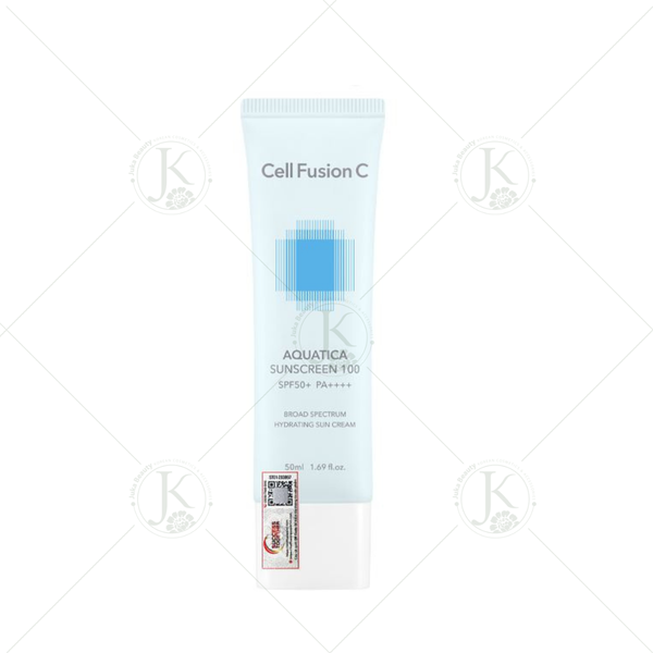  Kem Chống Nắng Dưỡng ẩm Cell Fusion C Aquatica Sunscreen 100 SPF50+ PA++++ (Xanh dương) 