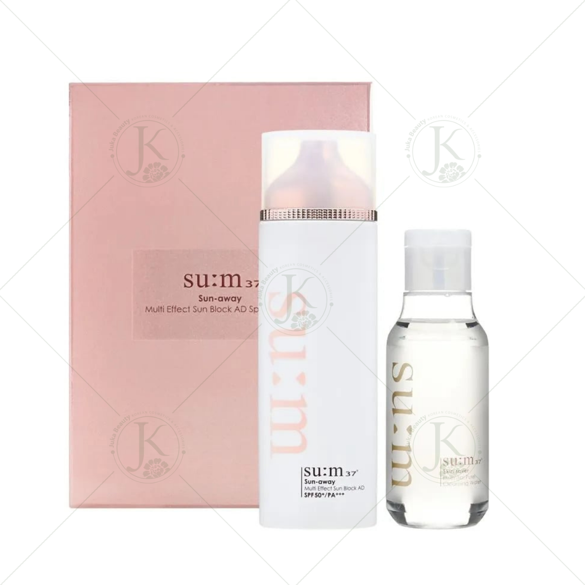  Kem chống nắng nâng tone SU:M37 Sun Away Multi Effect Sun Block AD Special Set 100ml (TẶNG TẨY TRANG 100ml) 
