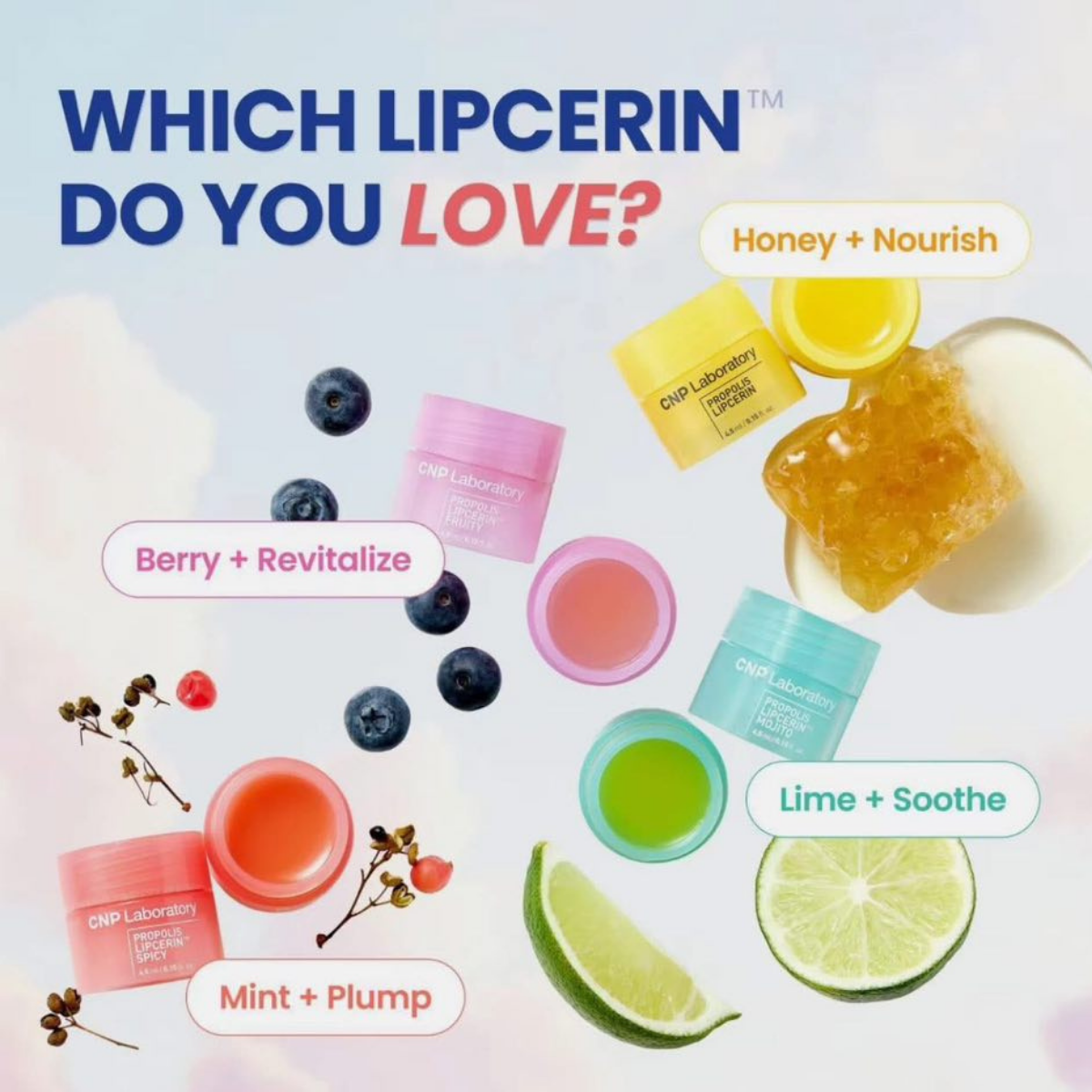  Son Dưỡng Môi Keo Ong CNP Propolis Lipcerin 15ml (BẢN MỚI) 