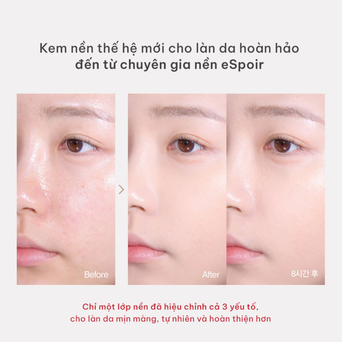  (Mẫu mới) Kem Nền Che Phủ Tốt Espoir Pro Tailor Foundation Be Velvet SPF22 PA++ 30g 