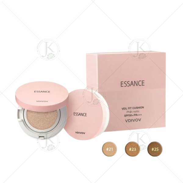 Phấn Nước Mịn Lì Tự Nhiên Essance Veil Fit Cushion SPF50 PA 15g