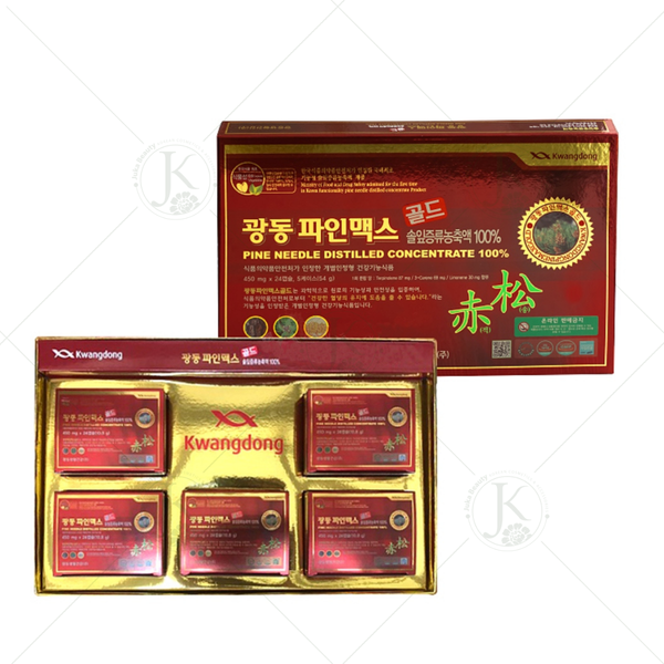  Tinh dầu thông đỏ Kwangdong Pine Needle Distilled Concentrate 100% 450mg (120 viên) 