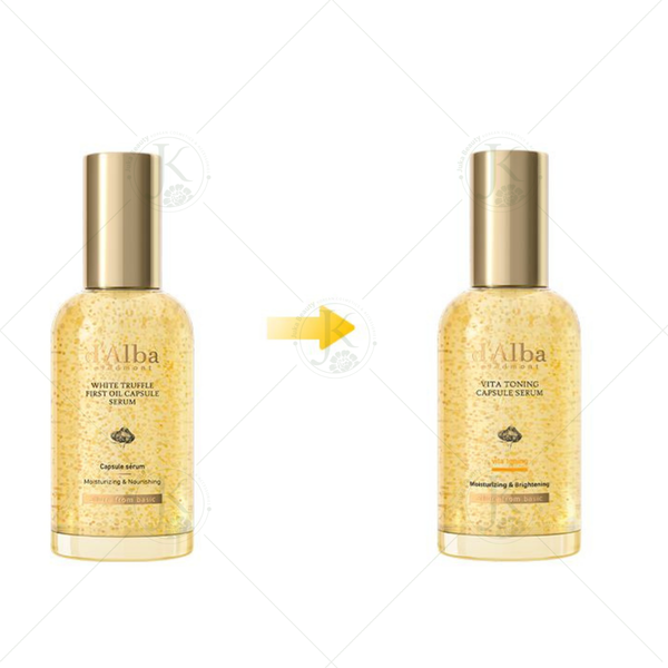 (Mẫu mới) Tinh chất viên nang dưỡng ẩm d'Alba Vita Toning Capsule Serum