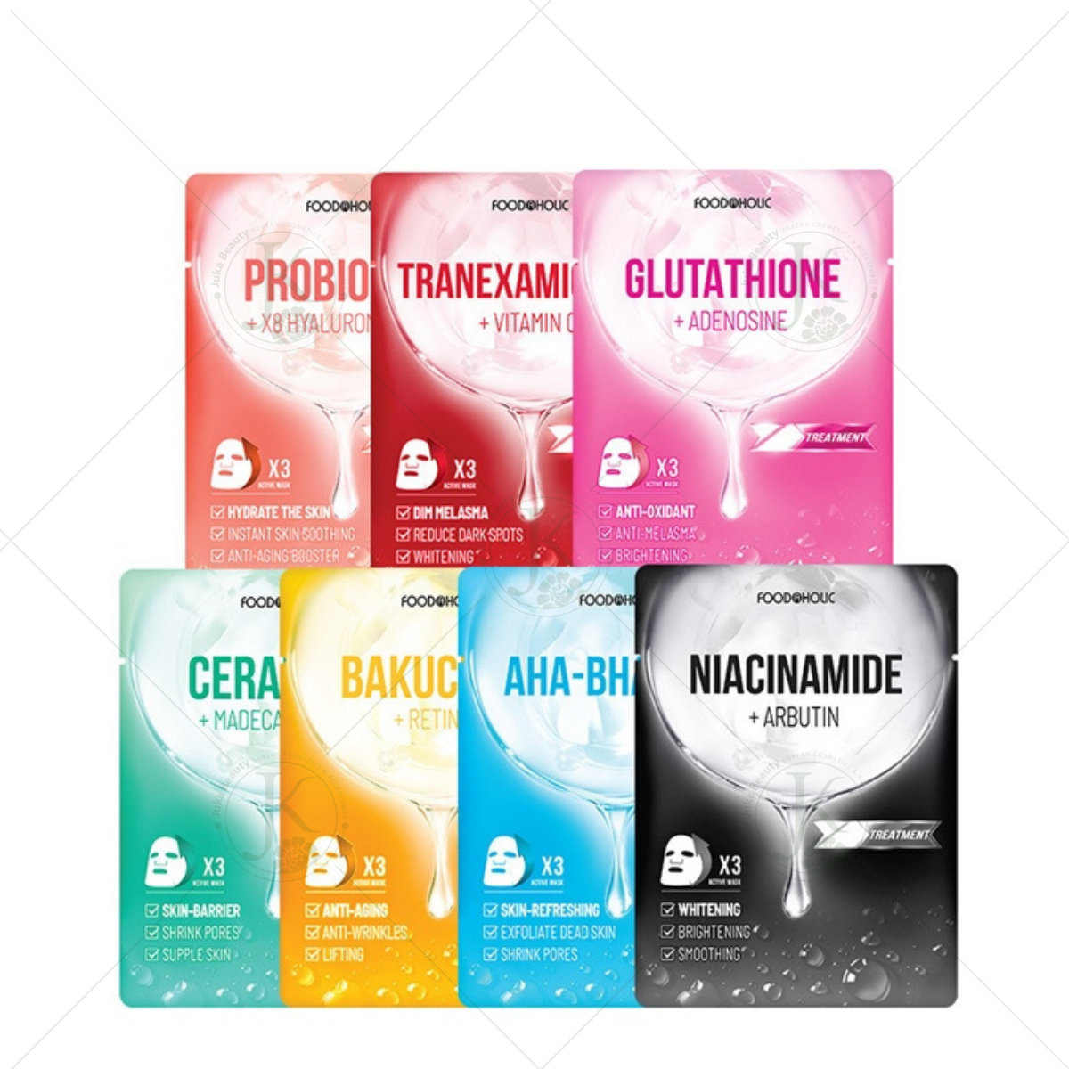  Mặt nạ cấp ẩm, dưỡng trắng da Foodaholic Ample Mask 23ml (1 miếng) 