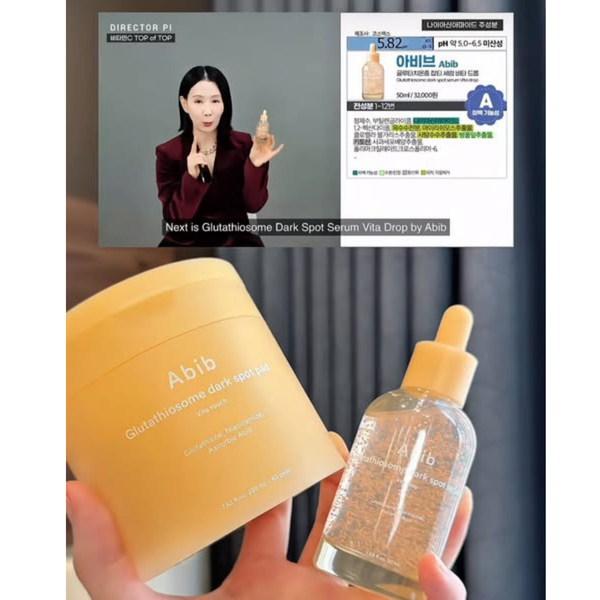  Toner Pad Dưỡng Ẩm, Sáng Da Abib Glutathiosome Dark Spot Pad 220ml (60 Miếng) 