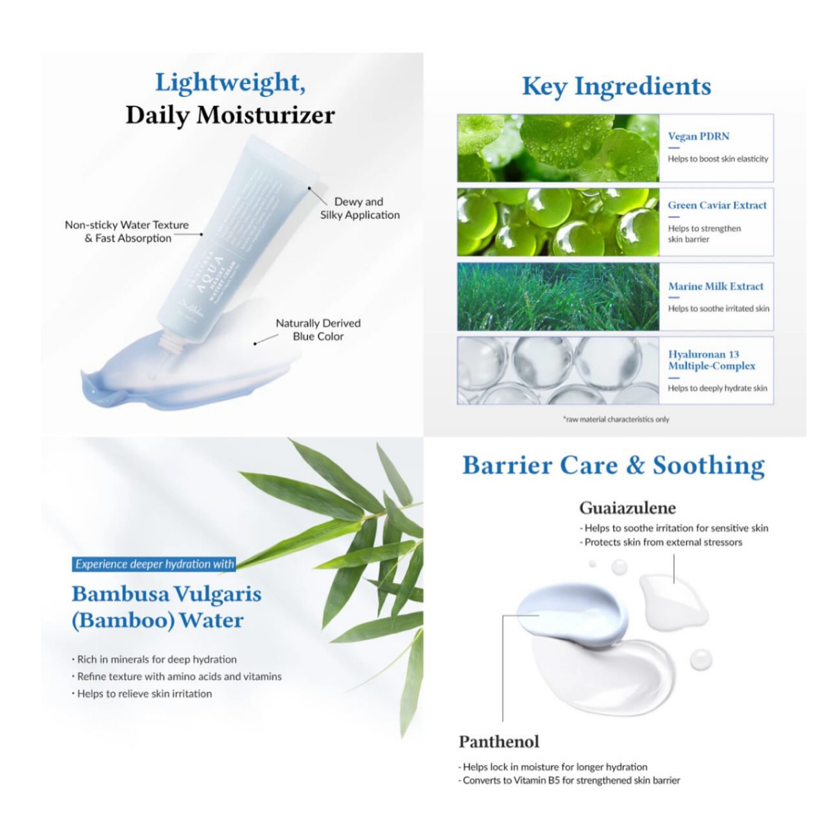  (Mẫu mới) Kem dưỡng ẩm, cấp nước Dr.Althea Aqua Marine Watery Cream 50ml 