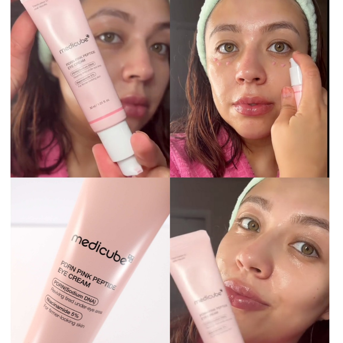  Kem Dưỡng Mắt Chuyên Sâu Medicube PDRN Pink Peptide Eye Cream 30ml 