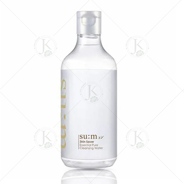 Nước Tẩy Trang Dịu Nhẹ Su:m37 Skin Saver Essential Pure Cleansing Water Special Set 400ml (Tặng kèm 75 miếng bông tẩy trang) 