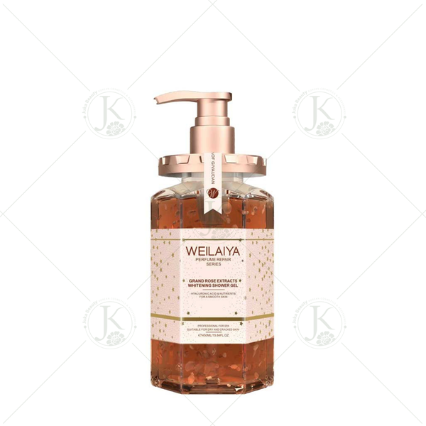  Sữa tắm trắng da cánh hoa hồng Weilaiya Perfume Repair Series 450ml 