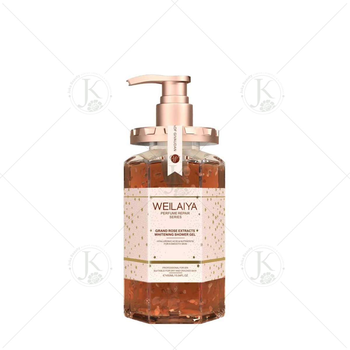 Sữa tắm trắng da cánh hoa hồng Weilaiya Perfume Repair Series 450ml 