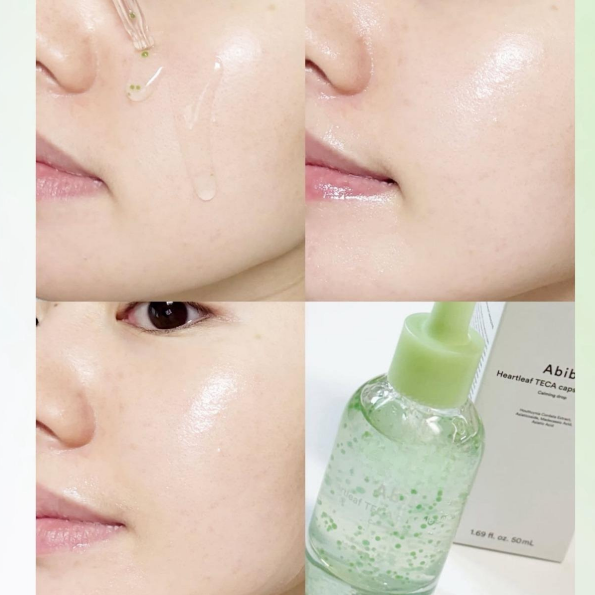  Tinh Chất Diếp Cá, Dịu Da Abib Heartleaf Teca Capsule Serum Calming Drop 50ml 