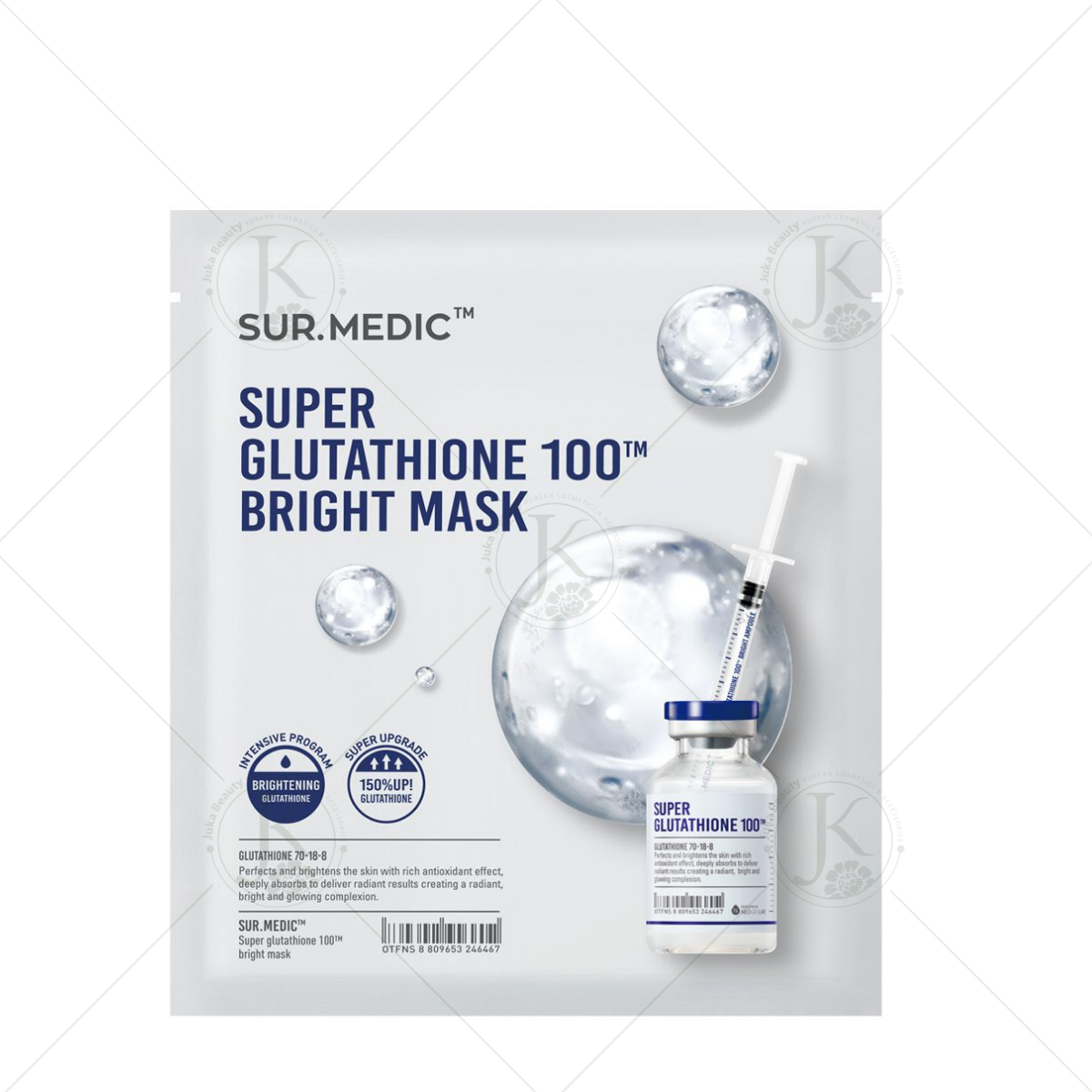 Mặt Nạ Dưỡng Trắng Da Chuyên Sâu Sur.Medic Super Glutathione 100 Bright Mask  30ml