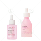  (Mẫu mới) Tinh chất cấp ẩm, kiềm dầu Derladie Laboratoire Pore Refining Pinktox Ampoule 30ml 