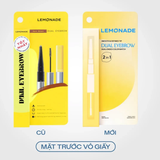  (Mẫu mới) Chì kẻ mày 2 đầu Lemonade Dual Eyebrow 0.25g+2.5g 