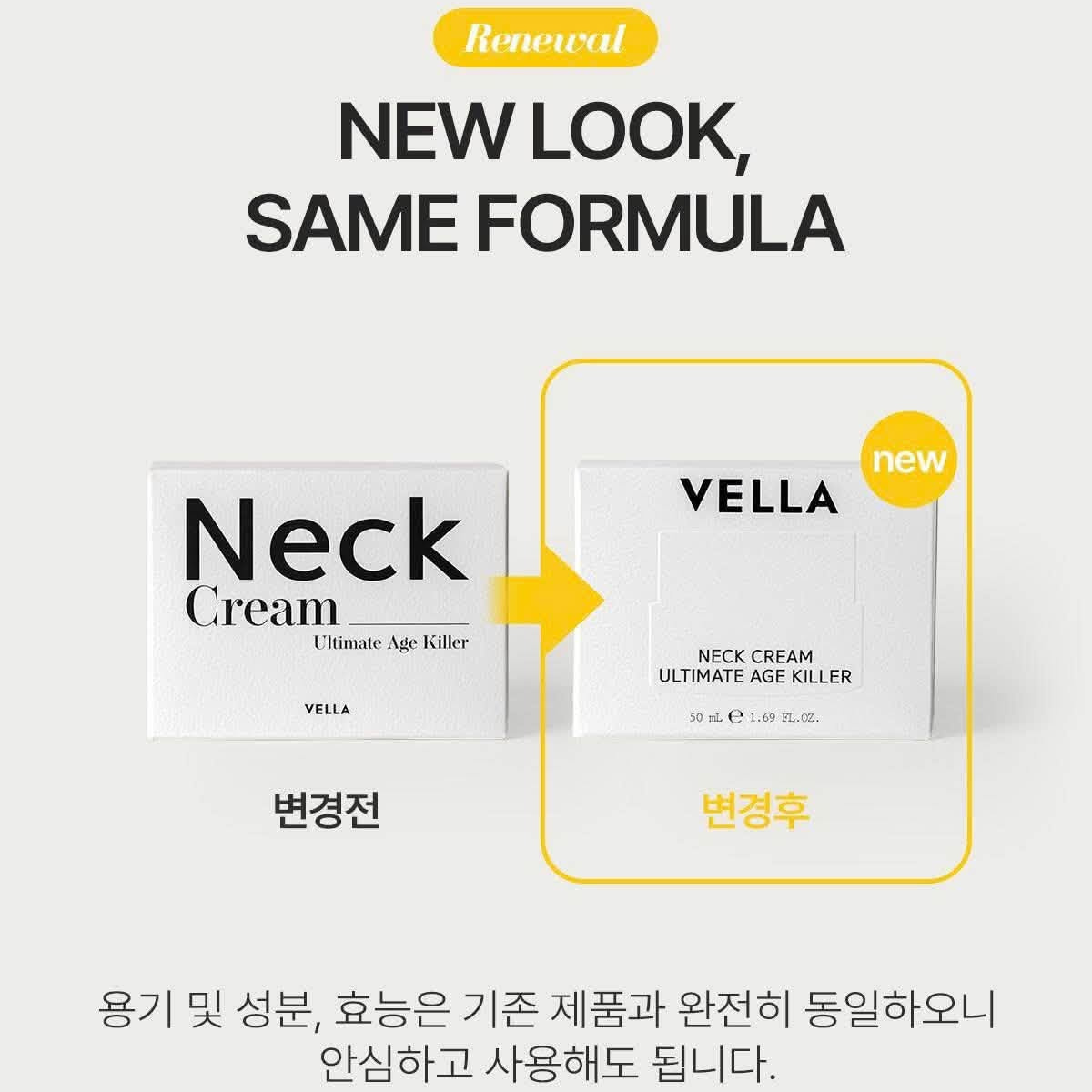  Kem Dưỡng Chống Lão Hóa Vùng Da Cổ Vella Ultimate Age Killer Neck Cream 50ml 