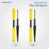  (Mẫu mới) Chì kẻ mày 2 đầu Lemonade Dual Eyebrow 0.25g+2.5g 
