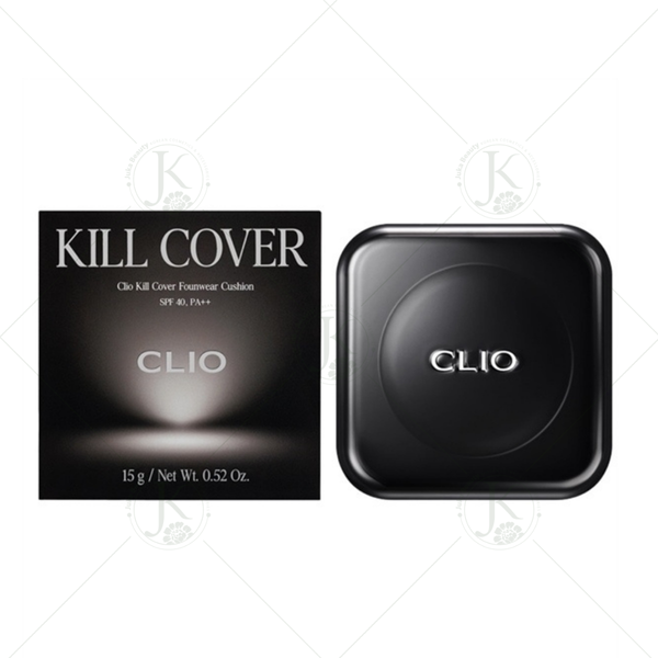  (KÈM LÕI) Phấn nước che phủ mịn Clio Kill Cover Founwear Cushion SPF40+ PA+++ 15g 