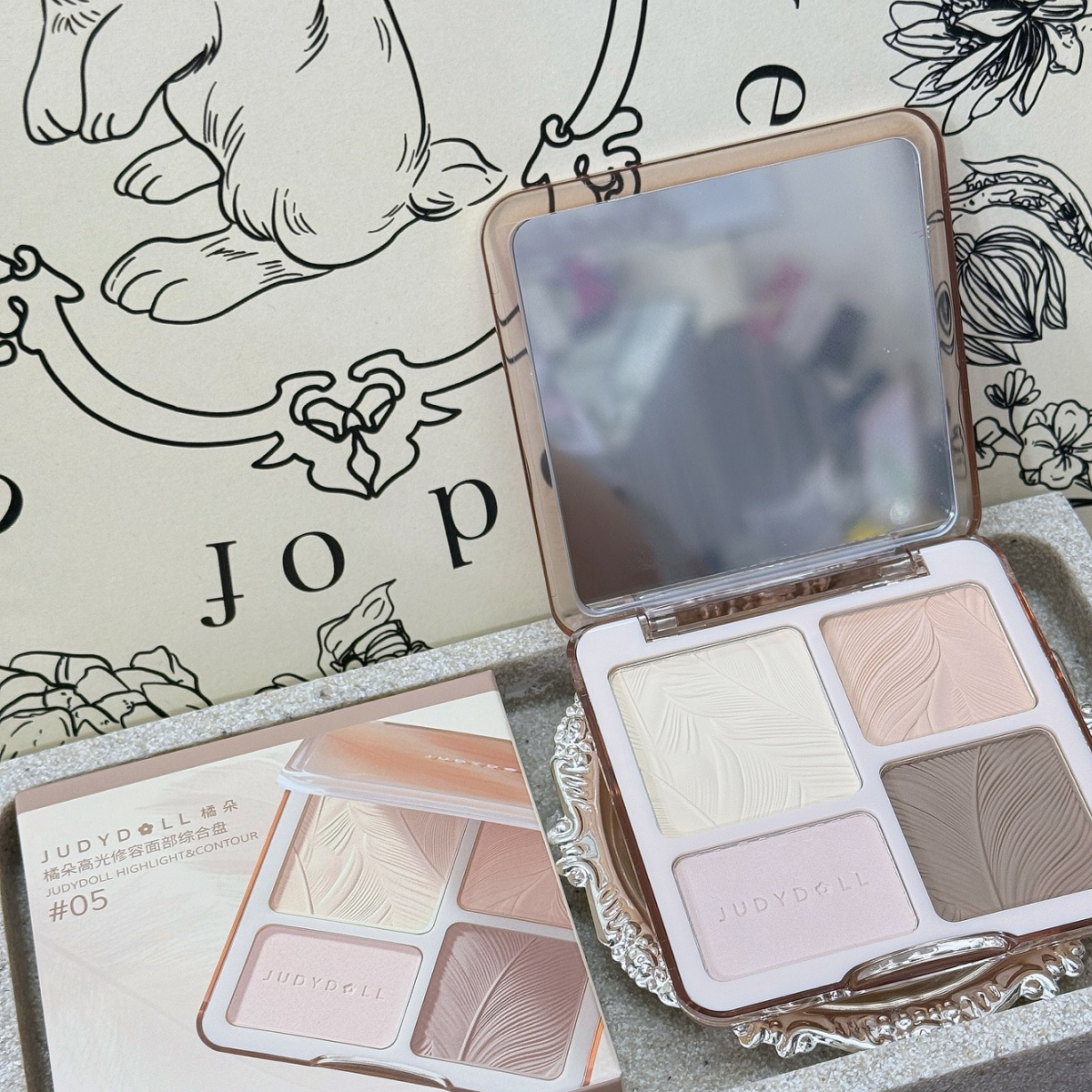 Phấn Tạo Khối & Bắt Sáng Judydoll Highlight & Contour 9g 