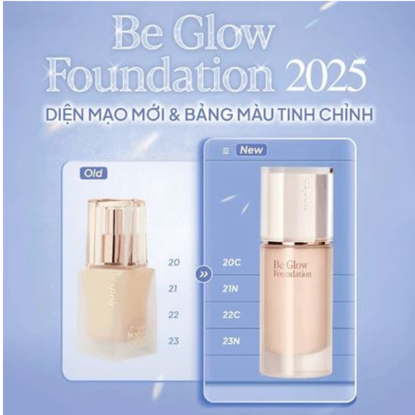  (MẪU MỚI) Kem nền căng bóng Espoir BE GLOW FOUNDATION 30g 