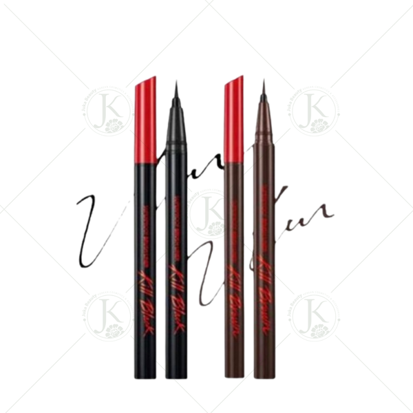  (Mẫu mới) Bút kẻ viền mắt chống trôi Clio Superproof Brush Liner Kill Black 0.55ml 