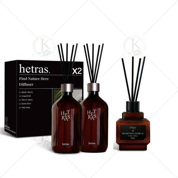  Bộ Tinh Dầu Nước Hoa Khuếch Tán Hương Thơm Hetras Premium Diffuser 500ml - Objet Diffuser 200ml 