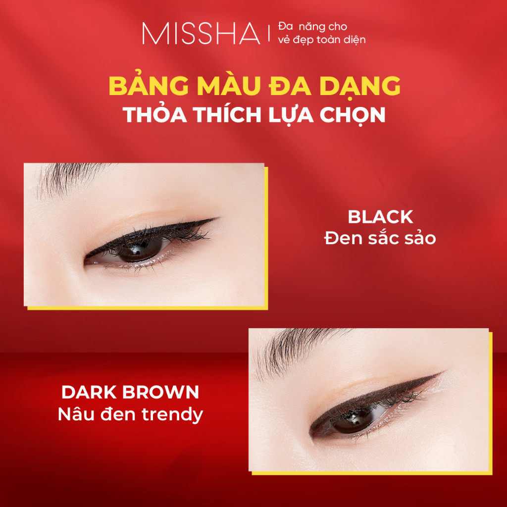  Kẻ Mắt Nước Missha Ultra Powerproof Thin Pen Liner 0.4g 