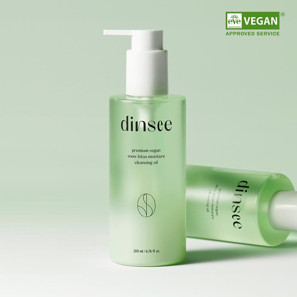  Dầu Tẩy Trang Thuần Chay Thiên Sơn Tuyết Liên Dinsee Premium Vegan Snow Lotus Moisture Cleansing Oil 200ml 