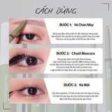  Kẻ Mắt Thuần Chay Chống Nước Glamrr Q Vegan Super Stay Eyeliner #BLACK COFFEE 