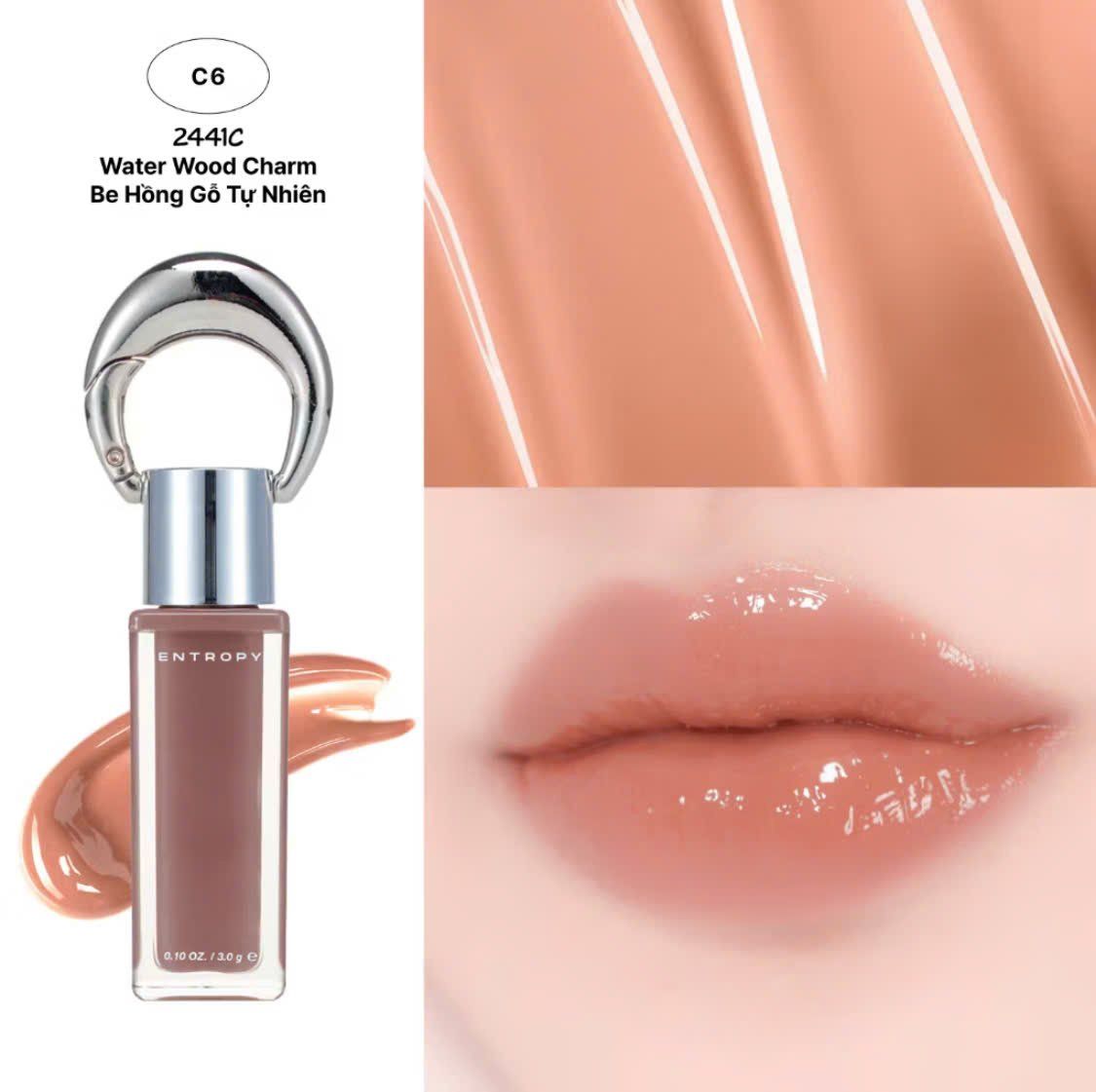  (Mẫu mới) Son Tint Bóng, Lì Entropy Charm Tint 3g 