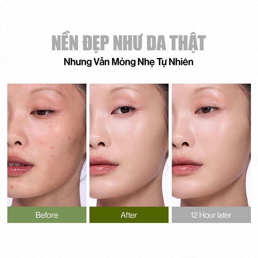  (Mẫu mới) Kem nền căng bóng Glamrr Q Daily Skintint Serum Vegan Foundation SPF50+ PA++++ 30ml 