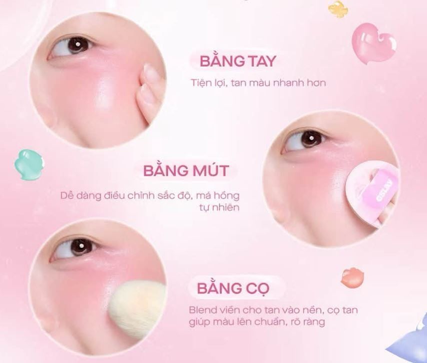  Má hồng dạng serum Gslay Bubble Gleam Blush Serum 4.5g 