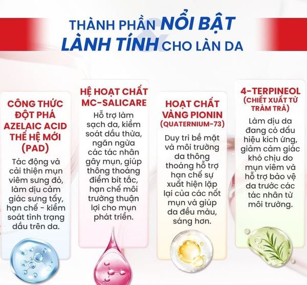  (ĐỎ) Gel hỗ trợ chấm mụn viêm Trioderma Intensive Acne Spot Gel 10g 