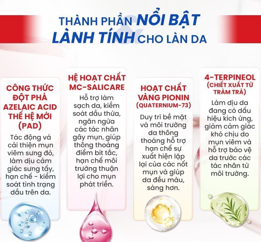  (ĐỎ) Gel hỗ trợ chấm mụn viêm Trioderma Intensive Acne Spot Gel 10g 