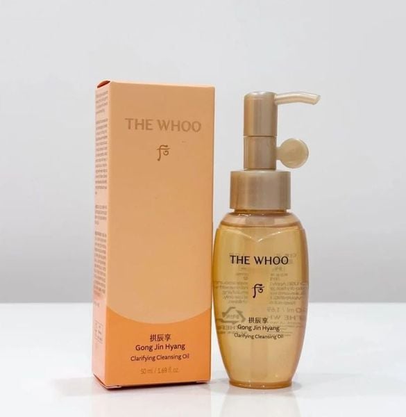  Dầu tẩy trang sạch da chuyên sâu The Whoo Gong Jin Hyang Clarifying Cleansing Oil 50ml 