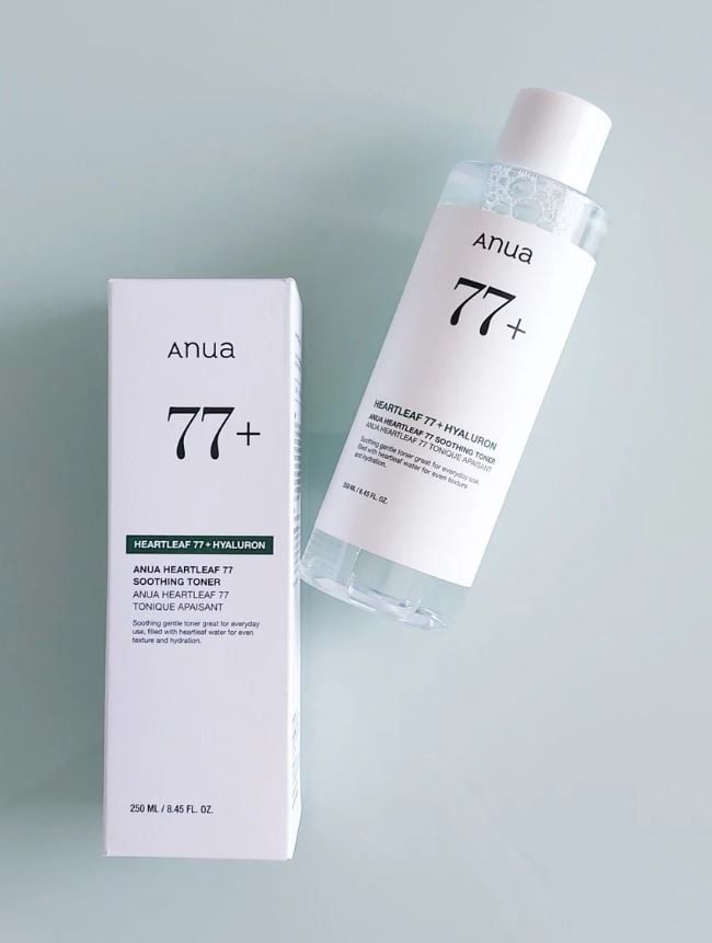  (Mẫu mới) Nước Hoa Hồng Diếp Cá Anua Heartleaf 77+ Hyaluron Soothing Toner 