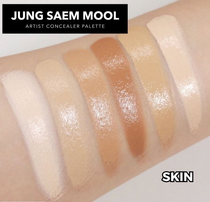  Bảng Triệt Sắc Jung Saem Mool Artist Concealer Palette 6.6g 