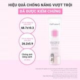  Kem chống nắng nâng tone, cấp ẩm Cell Fusion C Aqua Tone Up Sunscreen 100 SPF50+ PA++++ (Hồng mới) 