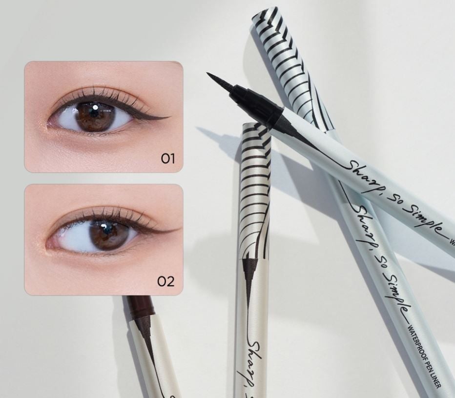  Bút kẻ mắt nước chống trôi Clio Sharp So Simple Waterproof Pen Liner 