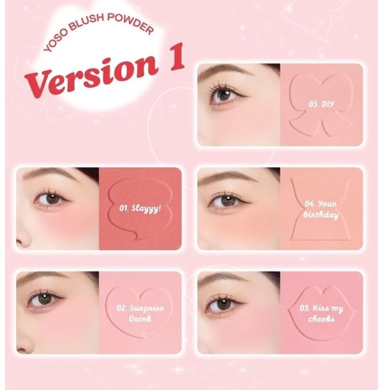  Phấn má hồng Gslay Yoso Blush Powder 5g 