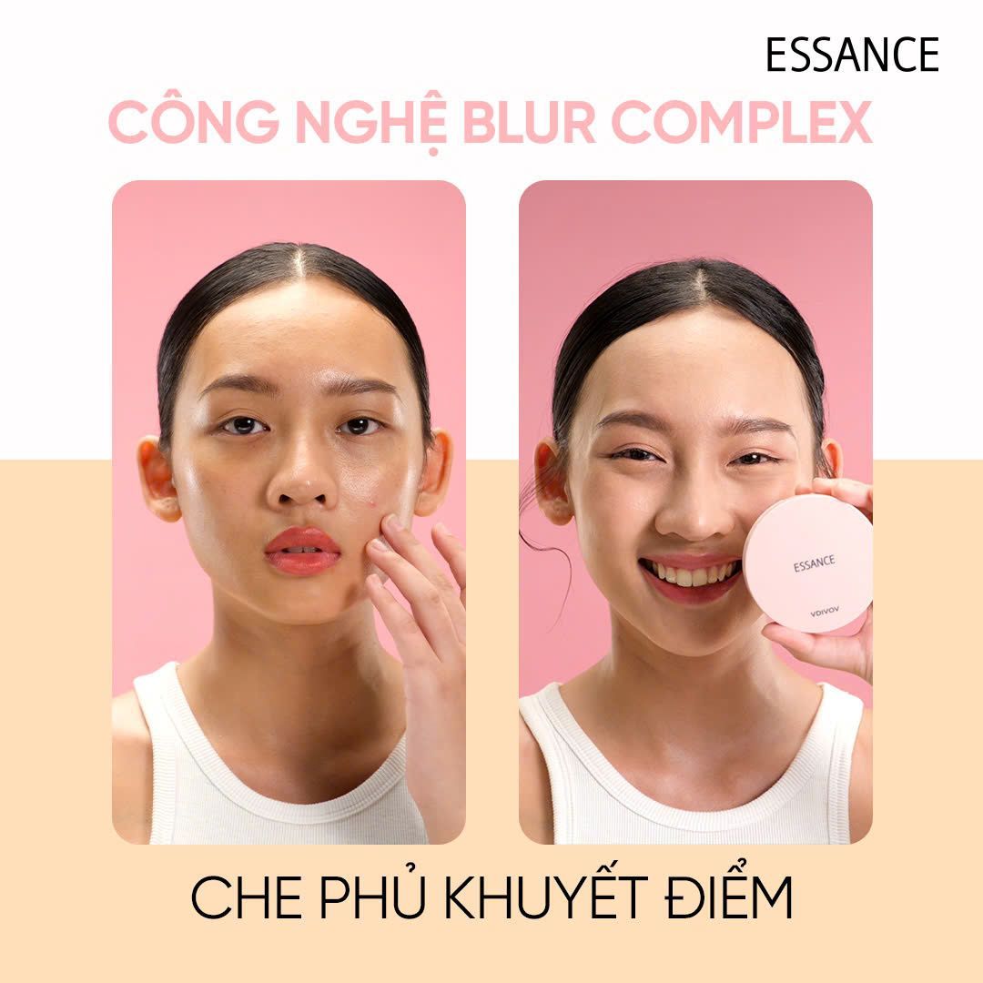  Phấn Nước Mịn Lì Tự Nhiên Essance Veil Fit Cushion SPF50+ PA+++ 15g 